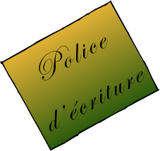 Police d’écriture
